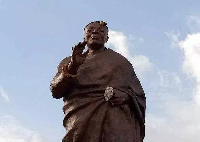 The statue which was unveiled last week at the Kejetia Lorry terminal sparked public displeasure