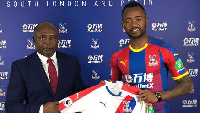 Black Stars striker , Jordan Ayew and his father, Abedi Pele