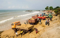 The activities of sand winners at sea shores need to be checked