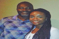 Kennedy Agyapong and his daughter, Anell Agyapong