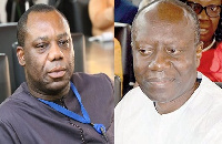 Dr Mathew Opoku Prempeh (left), Ken Ofori-Atta (right)