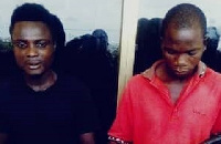 Suspects Kwabena Gyasi and Kwame Attah