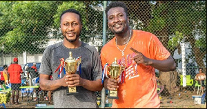 A photo of the Gyan brothers