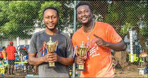 Asamoah Gyan and Baffour Gyan