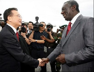 Wen Jiabao Meets Kufuor 19.06.06