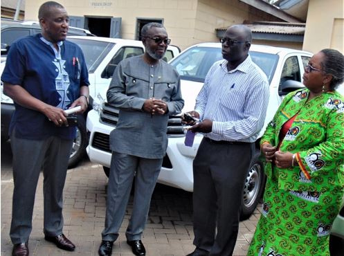 The cars delivered are expected to be used in monitoring the implementation of the CHPS+ programme