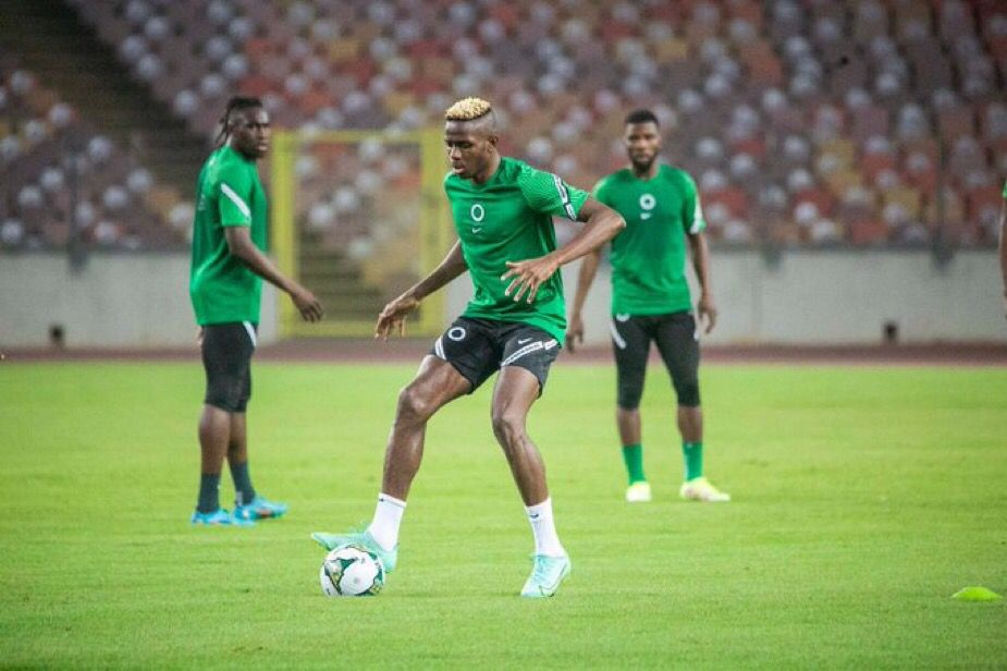 Nigerian players train in Abuja ahead of trip to Ghana