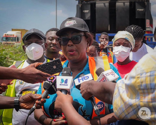 Hon. Dr. Freda Prempeh, Minister for Sanitation and Water Resources