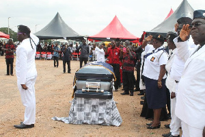 The late actor Nii Odoi Mensah laid to rest