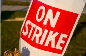 On Strike Sign