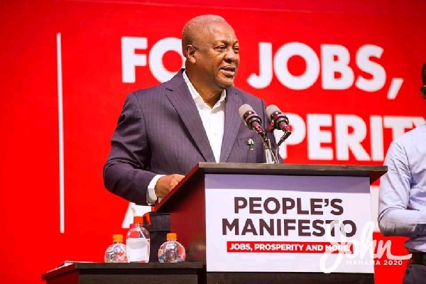 Flagbearer of  NDC, John Dramani Mahama