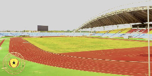 Photo of Cape Coast stadium undergoing renovation works | Photo courtesy @GH_NSA