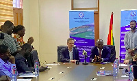 Representatives of Ghana Hydrological Authority and UK Centre for Ecology & Hydrology