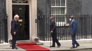 Bongo met Johnson at No. 10 Downing Street