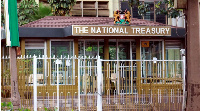 The National Treasury building in Nairobi, Kenya