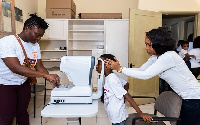 About 2,000 children were screened; out of this, 536 received glasses while 1,467 received eye drops