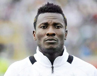 Ghanaian football legend Asamoah Gyan