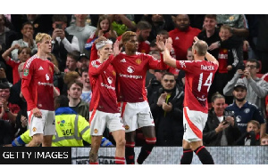 Manchester United Striker Marcus Rashford (second Right) Celebrates Scoring Against Barnsley.png