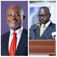 Kennedy Agyapong, Assin Central MP and Francis Asenso-Boakye, Bantama MP