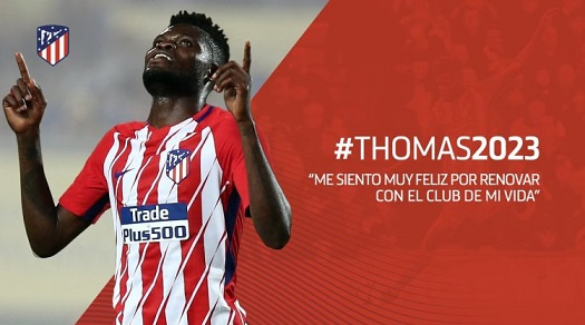 Thomas Partey has been in fine form at Atletico Madrid