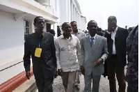 Johnson Asiedu Nketia stormed the court premises with other NDC gurus to support Opuni