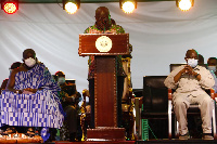 President Nana Addo Dankwa Akufo-Addo at the commissioning