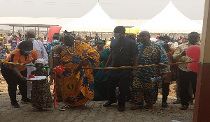 Traditional leaders and others at the inaugural ceremony