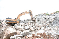 A quarry concession used to illustrate the story