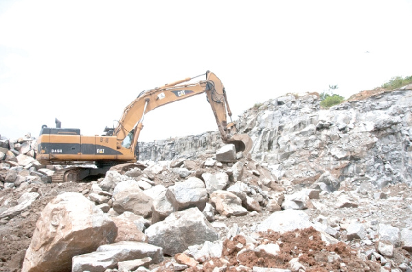 A quarry concession used to illustrate the story