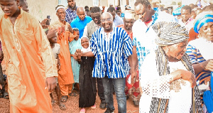 Dr Bawumia on his campaign tour