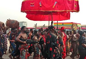 Some chiefs at the State funeral of JJ Rawlings