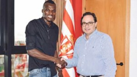 Isaac Cofie has completed his move to Sporting Gijon