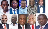 The ten flagbearer aspirants