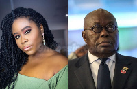 Lydia Forson and President Akufo-Addo