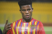 Hearts of Oak forward Daniel Afriyie Barnie