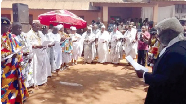 The minister was speaking at the inauguration of the Weta Traditional Council in the Volta Region