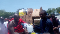 Donations were made by the Gomoa Akyempim Traditional Area