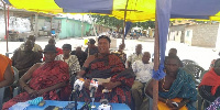 Asafoatse Keke Zormabi briefing the press