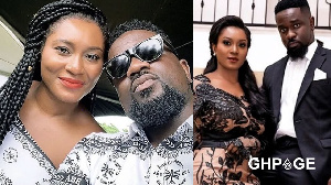 Sarkodie and his wife, Tracy