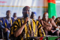 Dr. Mahamudu Bawumia meeting Central Region Chiefs