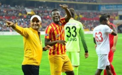 Kayserispor forward Asamoah Gyan