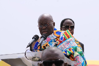 President Nana Addo Dankwa Akufo-Addo at his inauguration ceremony