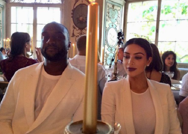 The late fashion icon, Virgil Abloh and Kim Kardashian West