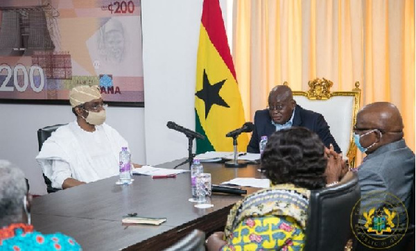 President Akufo-Addo in a Legislative Diplomacy bilateral meeting with some Nigerian representatives