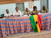 Some Pensioners at a press conference