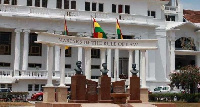 Forecourt of the Supreme Court complex in Accra