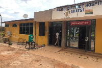 Frontage of the Akatsi Municipal hospital