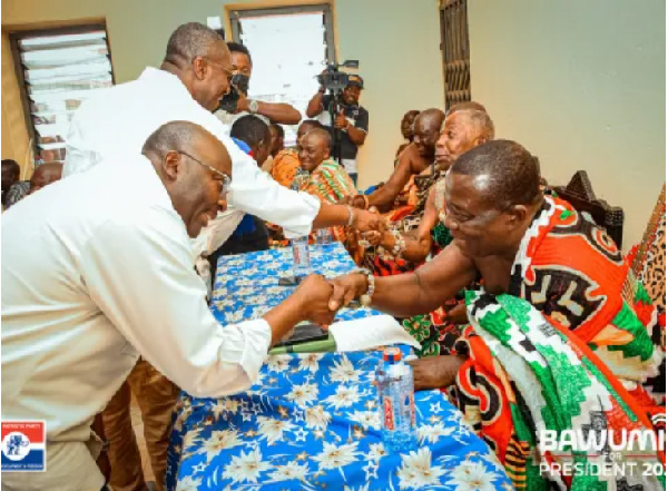 The chief praised Bawumia