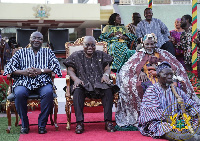 President Nana Addo Dankwa Akufo-Addo, Dr. Mahamudu Bawumia & Yaa-Na Mahama Abukari II