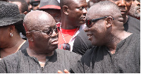 An old photo of Nana Akufo-Addo and Kwabena Agyepong